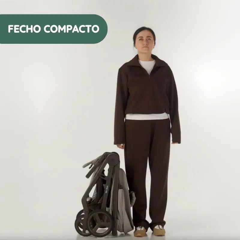 Fecho compacto com uma só mão