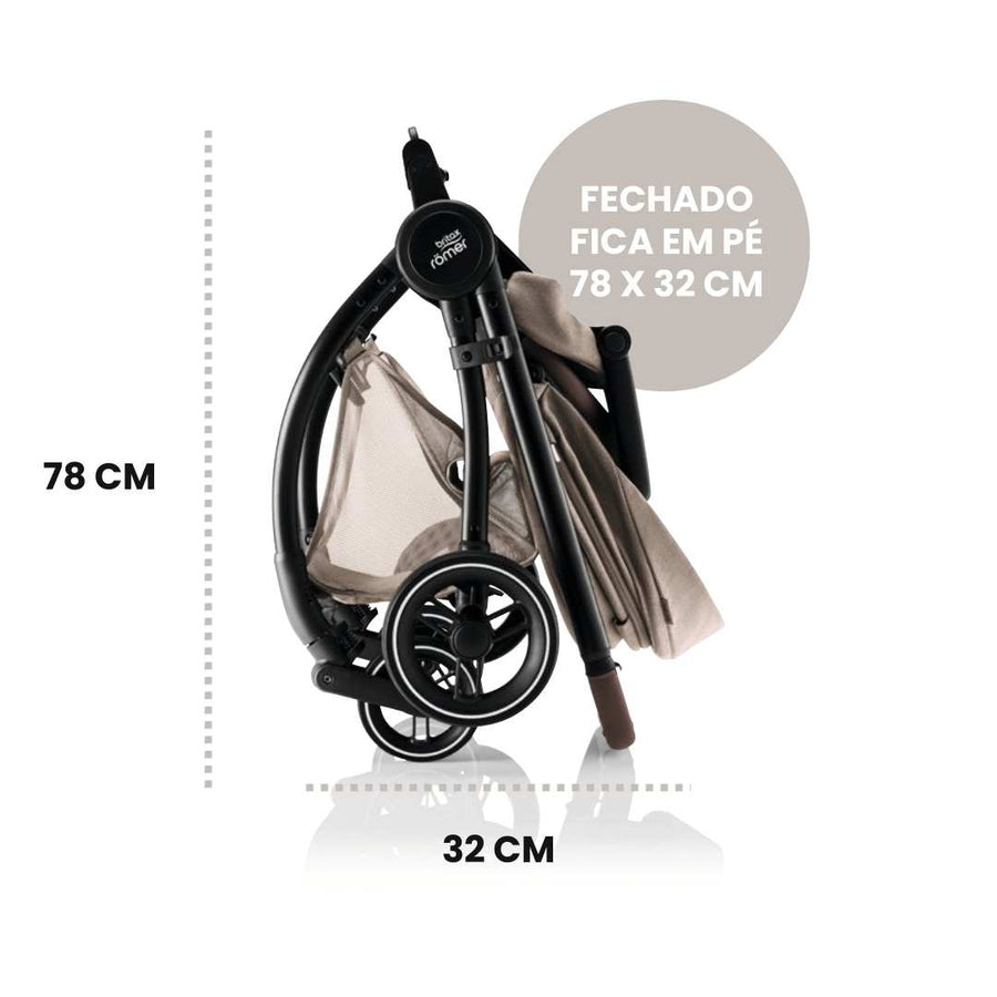 Britax Romer Pack Rio Completo - Soft Taupe