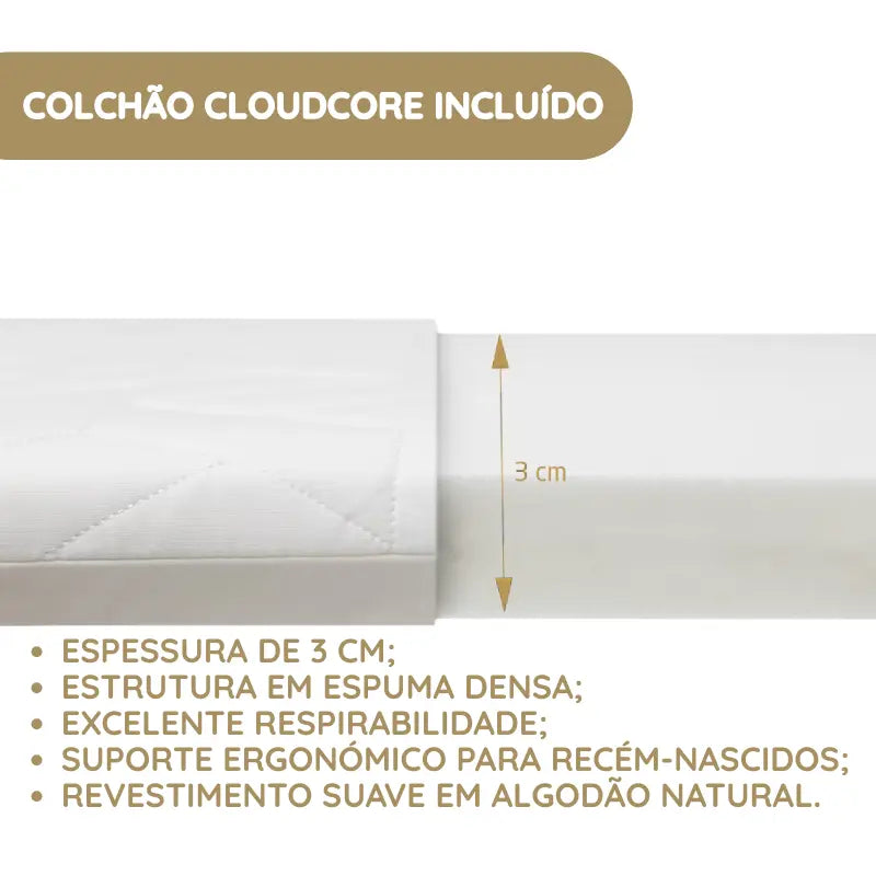 Colchón CloudCore: confort de sueño superior para su hijo