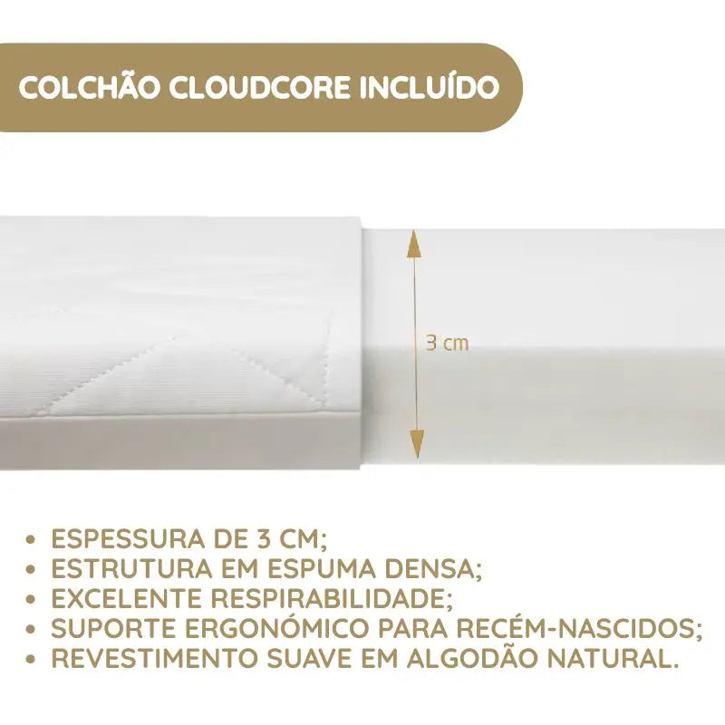 Confort de sueño superior con colchón CloudCore