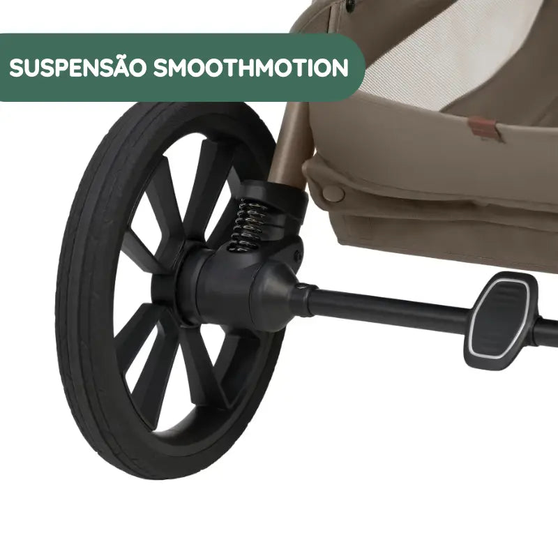 Suspensão SmoothMotion para passeios mais confortáveis