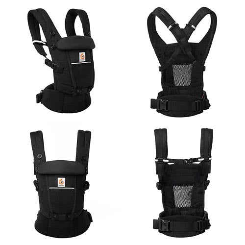 Ergobaby Adapt SoftFlex Mesh Negro - Mochila Portabebé