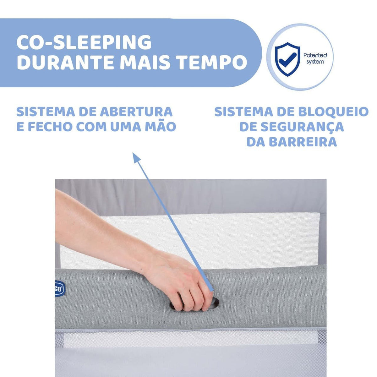 Chicco Berço Next2Me Forever - Moon Grey