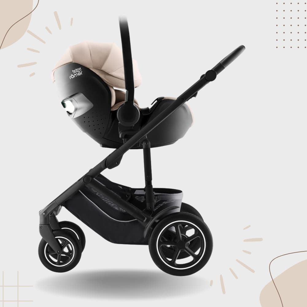 Duo Rio Carrinho de Bebé + Ovinho Baby-Safe Pro da Britax Römer - Style Teak
