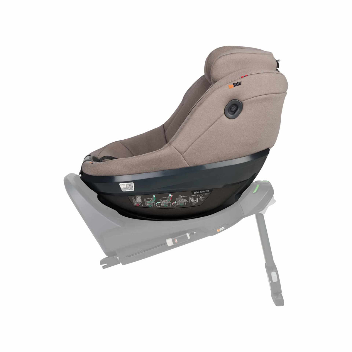 BeSafe Cadeira Auto Beyond 2 360 - Dark Sand SoftBreeze