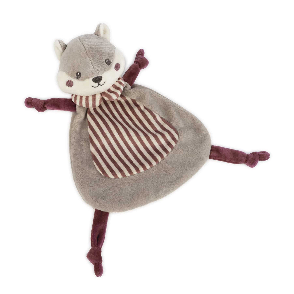 Pasito a Pasito Doudou Esquilo Cherry Rayas
