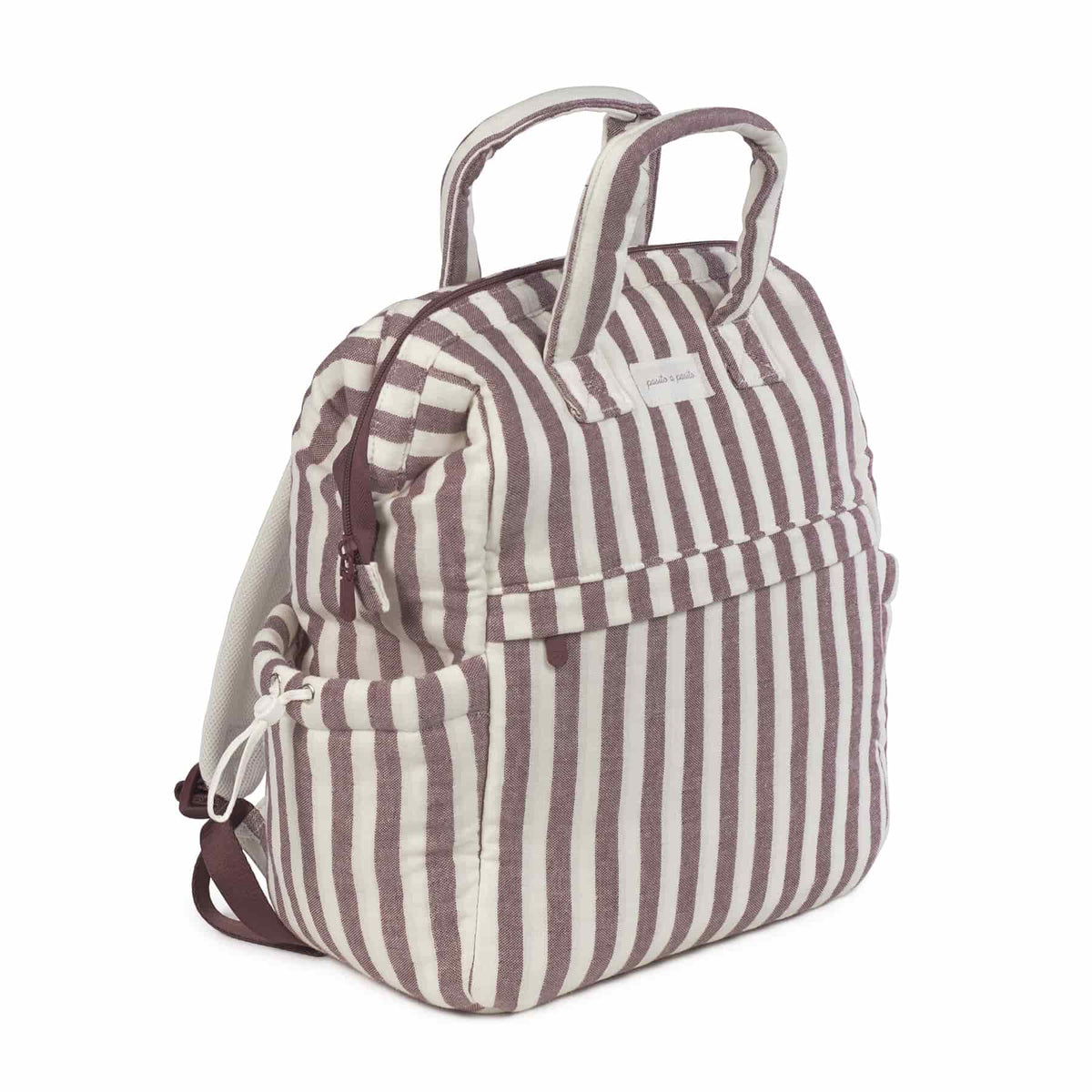 Pasito a Pasito Mochila Cherry Rayas
