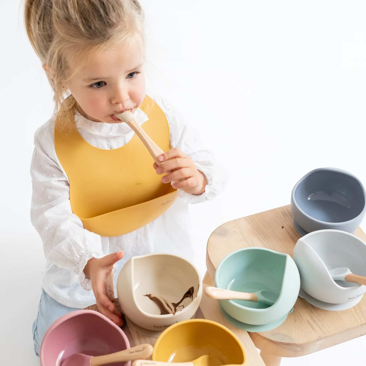 Saro Set de alimentação Nordic Wave - Blossom