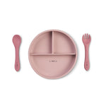 Saro Set de alimentação silicone Food & Fun - Rose