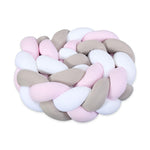 Babybay Rolo Trançado para todos os modelos - branco/beige/rosado