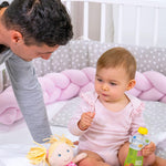 Babybay Rolo Trançado para todos os modelos - rosado