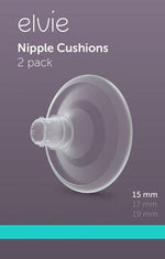 Elvie 2 Almofadas de Silicone para Bombas Stride e Pump -Tamanho  L (19mm)