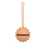 Nattou Porta Chupetas em Silicone - Caramel