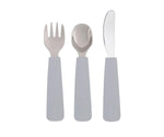 We Might Be Tiny Conjunto 3 talheres Feedie - Gris