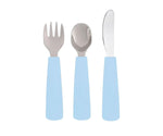 We Might Be Tiny Conjunto 3 talheres Feedie - Azul Empolvado