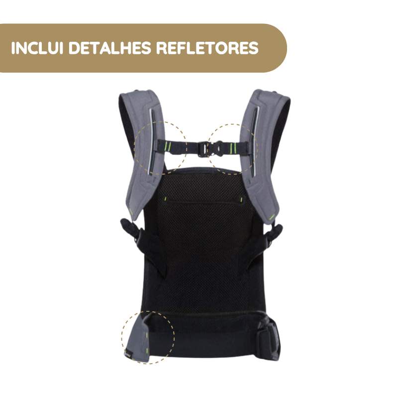 Ergobaby Mochila Portabebé Away - Gris grafito