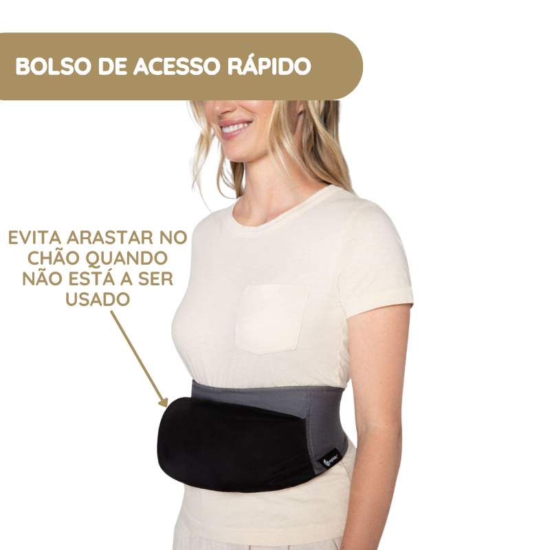 Ergobaby Mochila Portabebé Away - Gris grafito