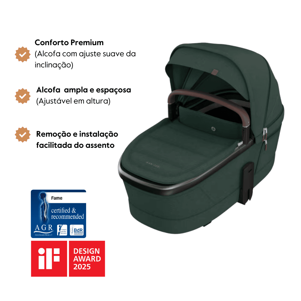 Alcofa Fame da Maxi-Cosi  - Dos 0 aos 6 meses - Twillic Green