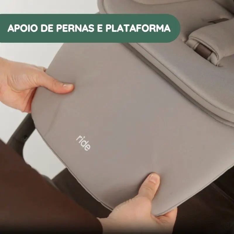 Apoio de pernas e plataforma para crianças maiores