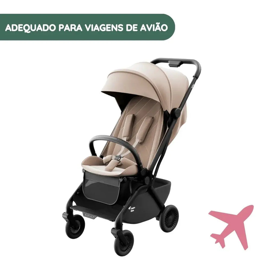 Adequado para viagens de avião