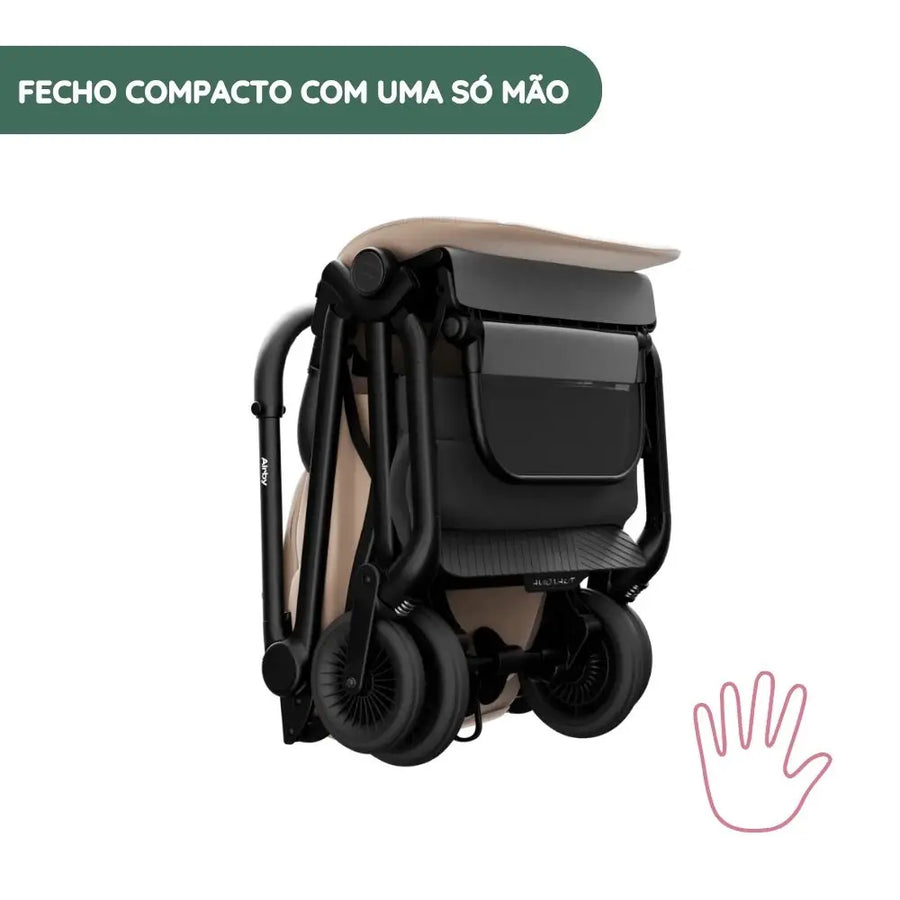 Fecho compacto com uma só mão