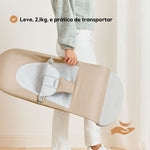 BabyBjorn Espreguiçadeira Balance Soft Woven/Jersey/Mesh - Beige Claro