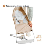 BabyBjorn Espreguiçadeira Balance Soft Woven/Jersey/Mesh - Beige Claro