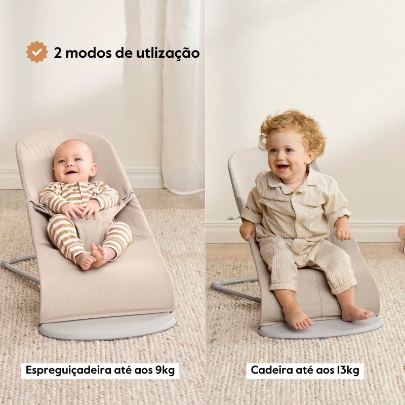 BabyBjorn Espreguiçadeira Bliss Woven Pétala - Azul