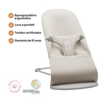 BabyBjorn Espreguiçadeira Bliss 3D Jersey - Beige Claro