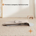 BabyBjorn Espreguiçadeira Bliss Woven Pétala - Gris Claro