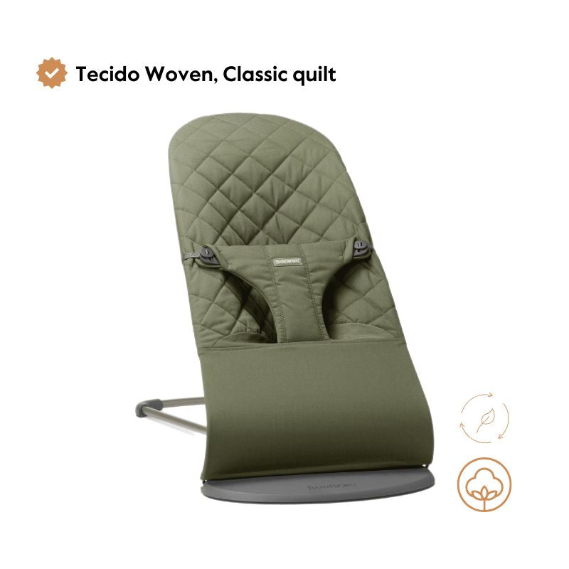 BabyBjorn Espreguiçadeira Bliss Woven Classic - Verde Oscuro