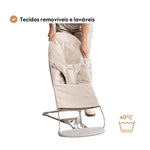 BabyBjorn Espreguiçadeira Bliss Woven Melange - Beige Claro
