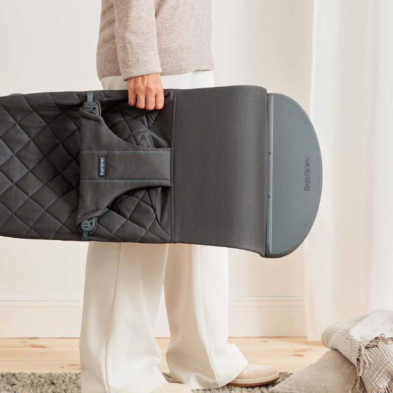 BabyBjorn Espreguiçadeira Bliss Woven Classic - Antracita