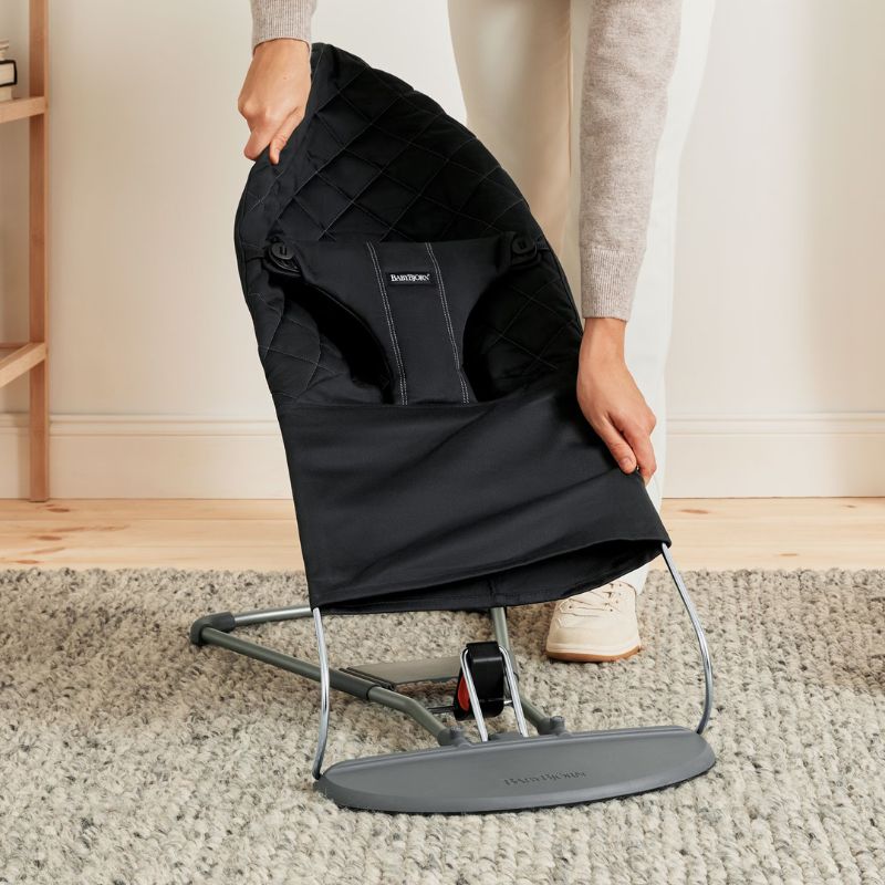 BabyBjorn Espreguiçadeira Bliss Woven Classic - Negro