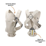 BabyBjorn Mochila Porta Bebé Mini Woven - Beige