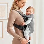 BabyBjorn Mochila Porta Bebé Mini 3D Jersey - Gris Oscuro