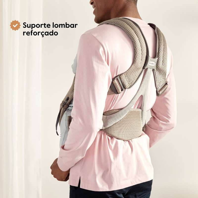 BabyBjorn Mochila Porta Bebé Move Mesh - Negro