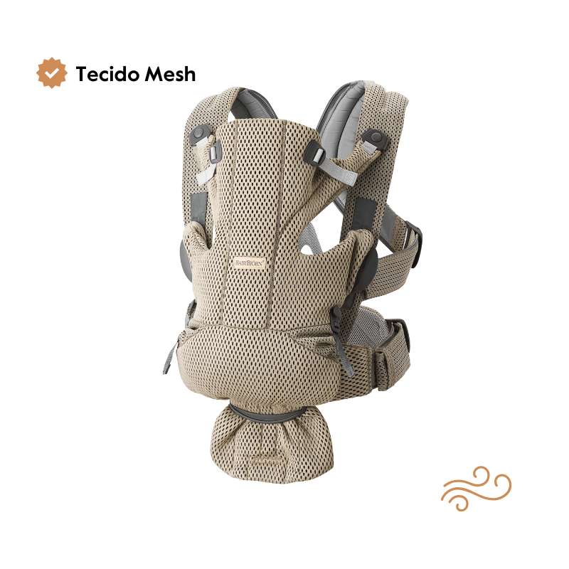 BabyBjorn Mochila Porta Bebé Move Mesh - Verde Salvia