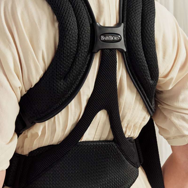 BabyBjorn Mochila Porta Bebé Move Mesh - Negro