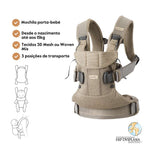 BabyBjorn Mochila Porta Bebé One Air - Gris/beige
