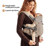 Babybjorn Mochila Porta Bebé Harmony - Creme Mesh
