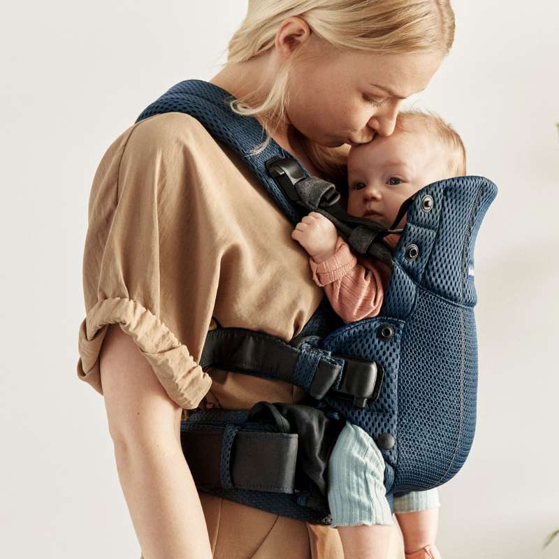 Babybjorn Mochila Porta Bebé Harmony - Azul Marino Mesh