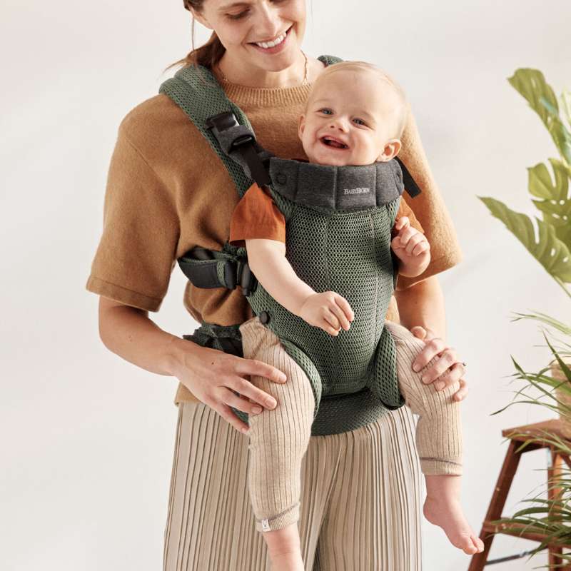 Babybjorn Mochila Porta Bebé Harmony Mesh - Verde Oscuro