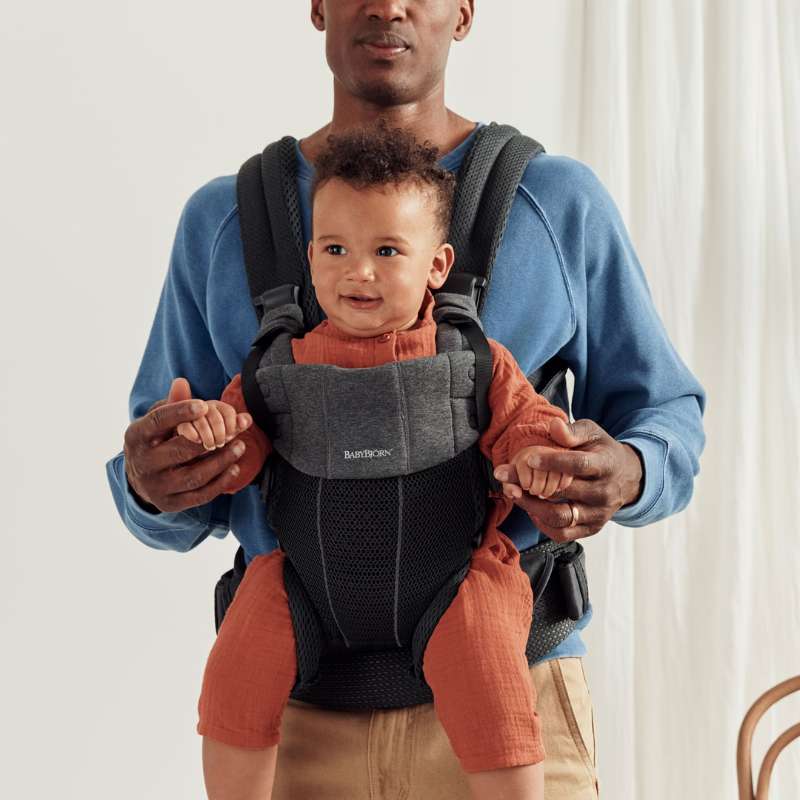 Babybjorn Mochila Porta Bebé Harmony - Negro Mesh