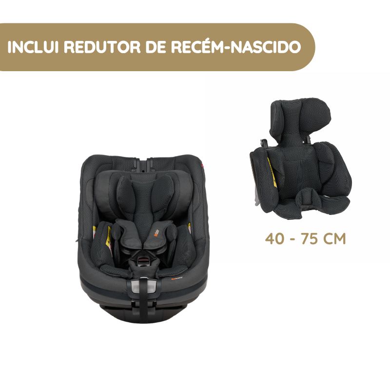 BeSafe Cadeira Auto Beyond 2 360 B - Dark Grey Mélange