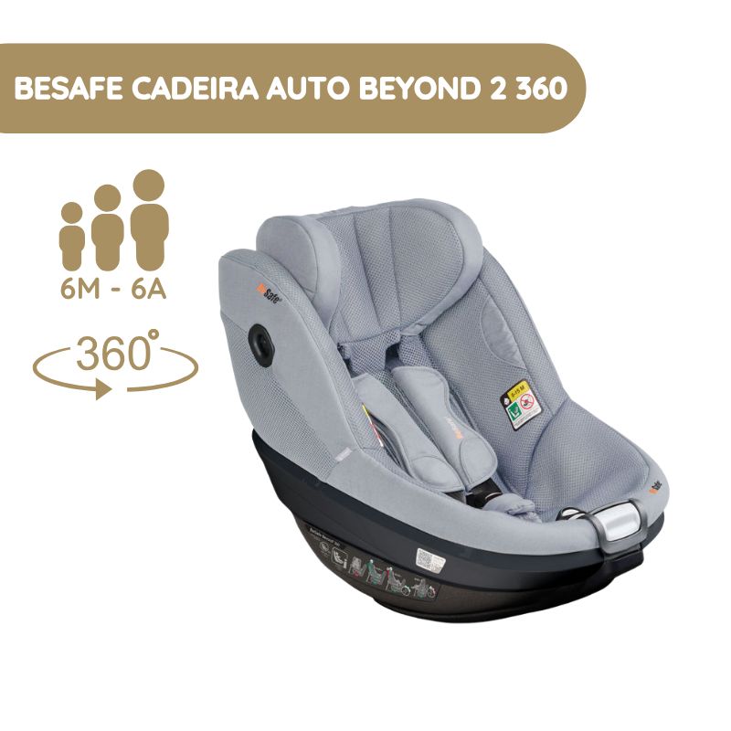 BeSafe Cadeira Auto Beyond 2 360 - Peak Mesh
