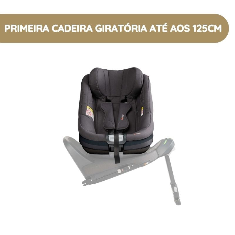 BeSafe Cadeira Auto Beyond 2 360 - Dark Sand SoftBreeze