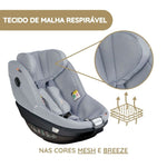 BeSafe Pack Cadeira Auto Beyond 2 360 com Base Isofix - Anthracite Mesh