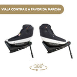 BeSafe Cadeira Auto Beyond 360 - Dark Grey Mélange