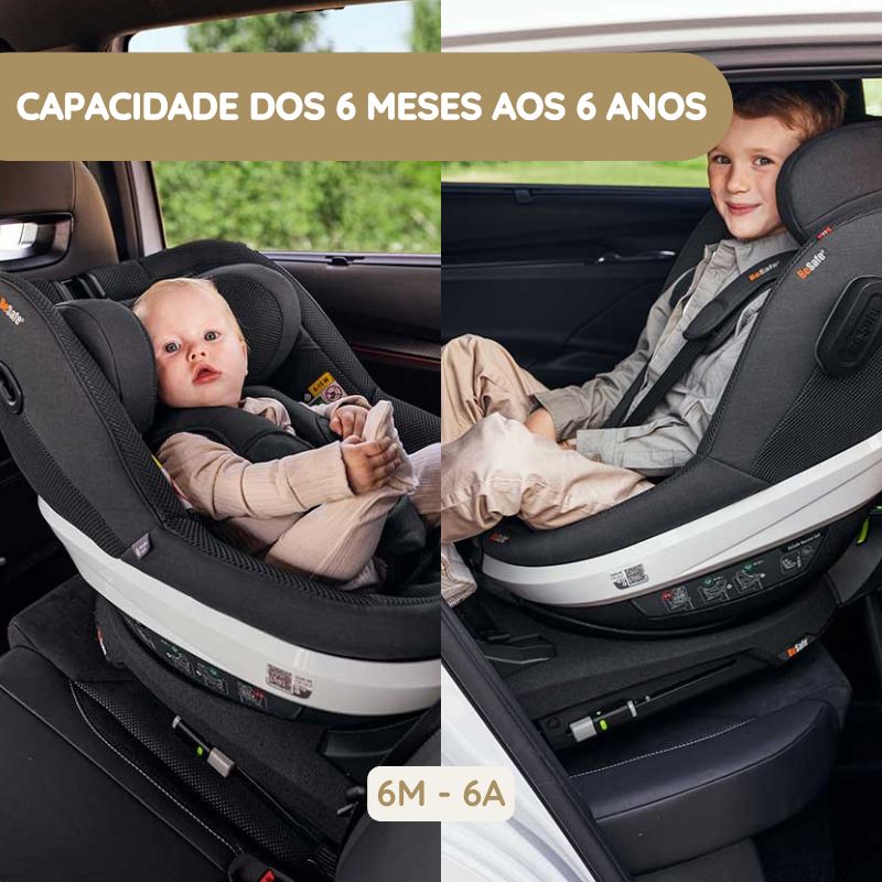 BeSafe Cadeira Auto Beyond 360 - Sea Green Mélange